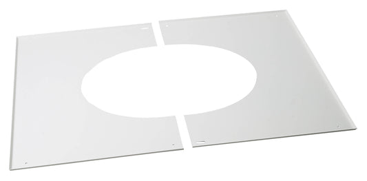 TI Galvanised Adjustable Cover Plate - 130mm